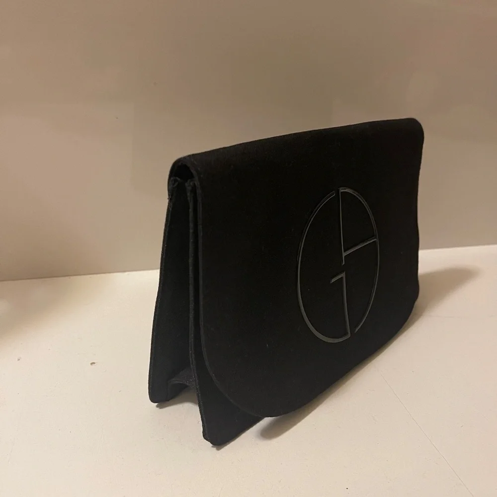 Giorgio Armani Black Sparkle Evening Pouch